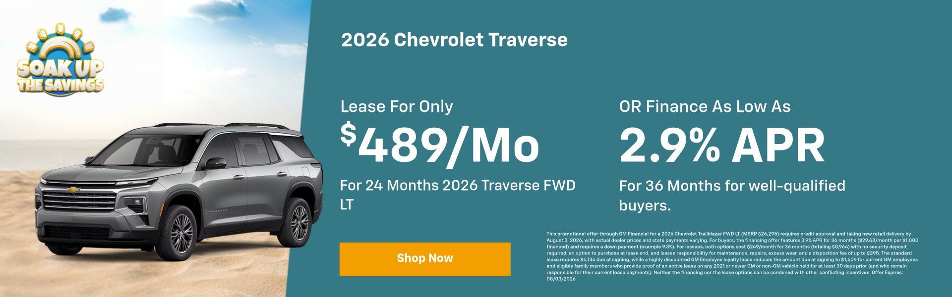 2026 Chevy Traverse